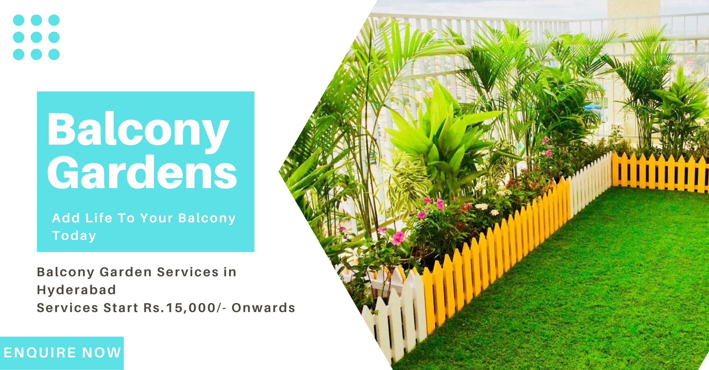 Balcony Garden Services Hyderabad Landscaping Design Treemendous